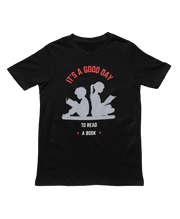 Men Regular Fit Tshirt - Good Day To Read Men Regular Fit Tshirt 180 Black | Fullmoon Styles