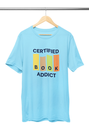 Comfortable Men Regular Fit Tshirt in Sky Blue - 180 GSM | Fullmoon Styles