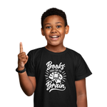Comfortable Kids Regular Fit Tshirt in Black - 180 GSM | Fullmoon Styles
