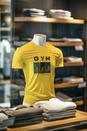 Yellow Regular Fit Tshirt - One More Rep Men Regular Fit Tshirt 180 Design | Men Fashion