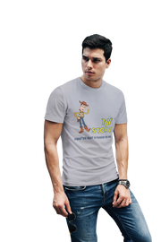 Toy Story Woody Men Regular Fit Tshirt 180 Gray Regular Fit Tshirt - Premium Cotton Men Wear