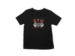 Kids Regular Fit Tshirt - Gym Mode On Kids Regular Fit Tshirt 180 Black | Fullmoon Styles