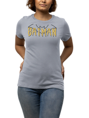 Premium Gray Regular Fit Tshirt for Women - 180 GSM Cotton | Fullmoon Styles