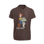 Woody And Buzz Friends Forever Women Oversized 210 Brown Oversized - Premium Cotton Women Wear