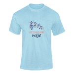 Men Regular Fit Tshirt - Lets Make Some Noise Men Regular Fit Tshirt 180 Sky Blue | Fullmoon Styles