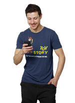 Toy Story Woody Men Oversized 210 Navy Blue Oversized - Premium Cotton Men Wear