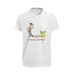 Women Oversized - Toy Story Woody Women Oversized 240 White | Fullmoon Styles