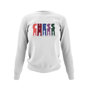 Women Regular Fit Sweatshirt - Chess Women Regular Fit Sweatshirt 320 White | Fullmoon Styles