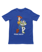 Men Regular Fit Tshirt - Woody And Buzz Friends Forever Men Regular Fit Tshirt 180 Royal Blue | Fullmoon Styles