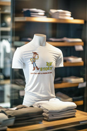 White Oversized - Toy Story Woody Men Oversized 180 Design | Men Fashion