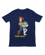 Men Regular Fit Tshirt - Woody And Buzz Friends Forever Men Regular Fit Tshirt 180 Navy Blue | Fullmoon Styles