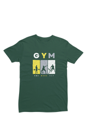Men Regular Fit Tshirt - One More Rep Men Regular Fit Tshirt 180 Bottle Green | Fullmoon Styles