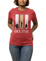 Comfortable Women Regular Fit Tshirt in Red - 180 GSM | Fullmoon Styles