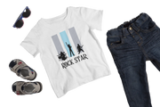 Kids Regular Fit Tshirt - Rock Star Kids Regular Fit Tshirt 180 White | Fullmoon Styles