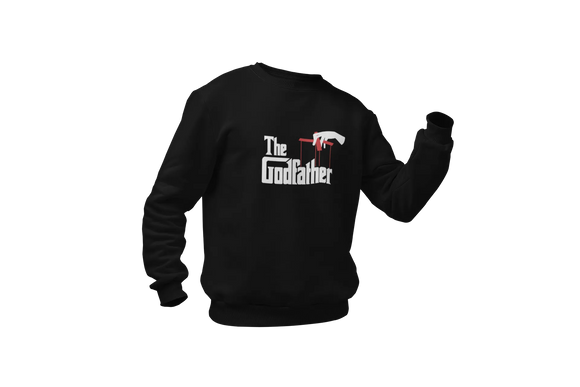 Men Regular Fit Sweatshirt - The Godfather Men Regular Fit Sweatshirt 320 Black | Fullmoon Styles