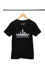 Premium Black Regular Fit Tshirt for Women - 180 GSM Cotton | Fullmoon Styles