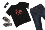 Premium Black Regular Fit Tshirt for Kids - 180 GSM Cotton | Fullmoon Styles