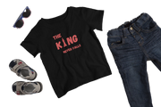 Premium Black Regular Fit Tshirt for Kids - 180 GSM Cotton | Fullmoon Styles