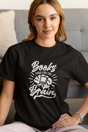 Comfortable Women Regular Fit Tshirt in Black - 180 GSM | Fullmoon Styles
