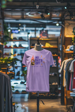 Lavender Regular Fit Tshirt - No Days Off Women Regular Fit Tshirt 180 Design | Women Fashion