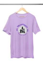 Premium Lavender Regular Fit Tshirt for Men - 180 GSM Cotton | Fullmoon Styles