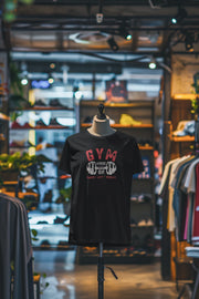 Black Regular Fit Tshirt - Gym Mode On Women Regular Fit Tshirt 180 Design | Women Fashion