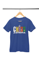 Royal Blue Regular Fit Tshirt - Chaos Checkmate Women Regular Fit Tshirt 180 Design | Women Fashion