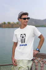 Bowled Men Regular Fit Tshirt 180 White Regular Fit Tshirt - Premium Cotton Men Wear