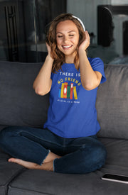 Comfortable Women Regular Fit Tshirt in Royal Blue - 180 GSM | Fullmoon Styles