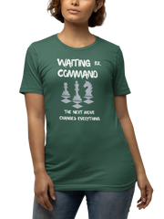 Bottle Green Regular Fit Tshirt - Waiting For Command Women Regular Fit Tshirt 180 Design | Women Fashion