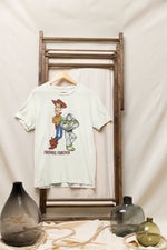 Men Oversized - Woody And Buzz Friends Forever Men Oversized 210 Off White | Fullmoon Styles