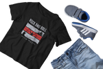 Premium Black Regular Fit Tshirt for Kids - 180 GSM Cotton | Fullmoon Styles