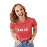 Comfortable Women Regular Fit Tshirt in Red - 180 GSM | Fullmoon Styles