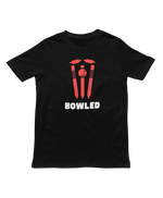 Women Regular Fit Tshirt - Bowled Women Regular Fit Tshirt 180 Black | Fullmoon Styles