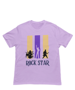 Men Regular Fit Tshirt - Rock Star Men Regular Fit Tshirt 180 Lavender | Fullmoon Styles