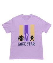 Men Regular Fit Tshirt - Rock Star Men Regular Fit Tshirt 180 Lavender | Fullmoon Styles
