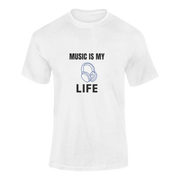 Women Oversized - Music Is My Life Women Oversized 210 White | Fullmoon Styles