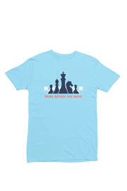 Men Regular Fit Tshirt - Chess Think Before You Move Men Regular Fit Tshirt 180 Sky Blue | Fullmoon Styles