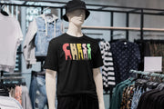 Black Oversized - Chess Men Oversized 240 Design | Men Fashion