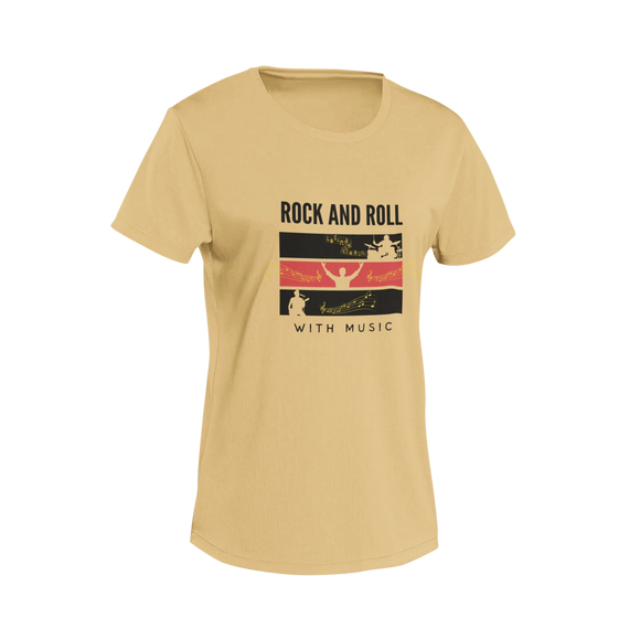 Men Oversized - Rock N Roll With Music Men Oversized 240 Beige | Fullmoon Styles