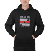 Comfortable Men Regular Fit Hoodie in Black - 320 GSM | Fullmoon Styles