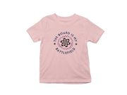 Kids Regular Fit Tshirt - Battlefield Kids Regular Fit Tshirt 180 Baby Pink | Fullmoon Styles