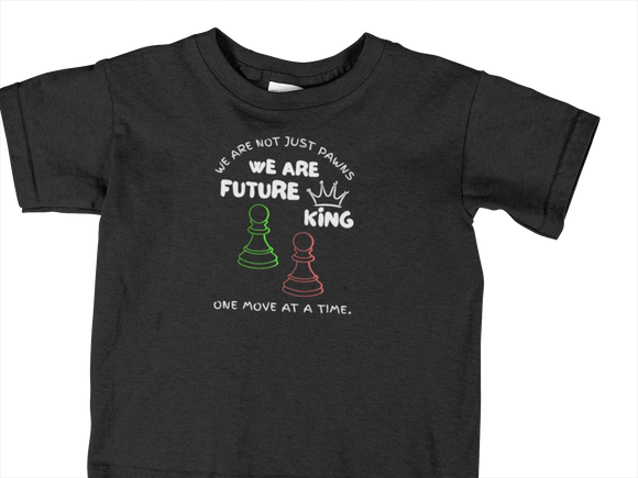 Kids Regular Fit Tshirt - We Are Future Kings Kids Regular Fit Tshirt 180 Black | Fullmoon Styles