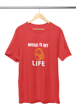 Men Oversized - Music Is My Life Men Oversized 240 Red | Fullmoon Styles