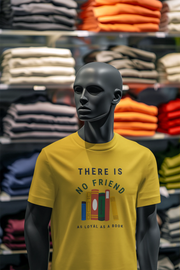 Yellow Regular Fit Tshirt - As Loyal As Book Men Regular Fit Tshirt 180 Design | Men Fashion