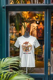 Off White Oversized - Toy Story Woody Sheriff Women Oversized 210 Design | Women Fashion