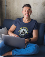 Think Strategically Men Regular Fit Tshirt 180 Navy Blue Regular Fit Tshirt - Premium Cotton Men Wear