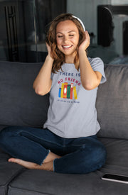 Women Regular Fit Tshirt - As Loyal As Book Women Regular Fit Tshirt 180 Gray | Fullmoon Styles