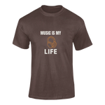 Women Oversized - Music Is My Life Women Oversized 210 Brown | Fullmoon Styles