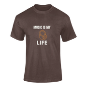 Women Oversized - Music Is My Life Women Oversized 210 Brown | Fullmoon Styles